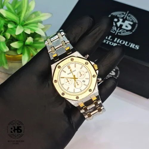 Audemars Piguet (AP) Heavy Chain Watch - Gold/Silver