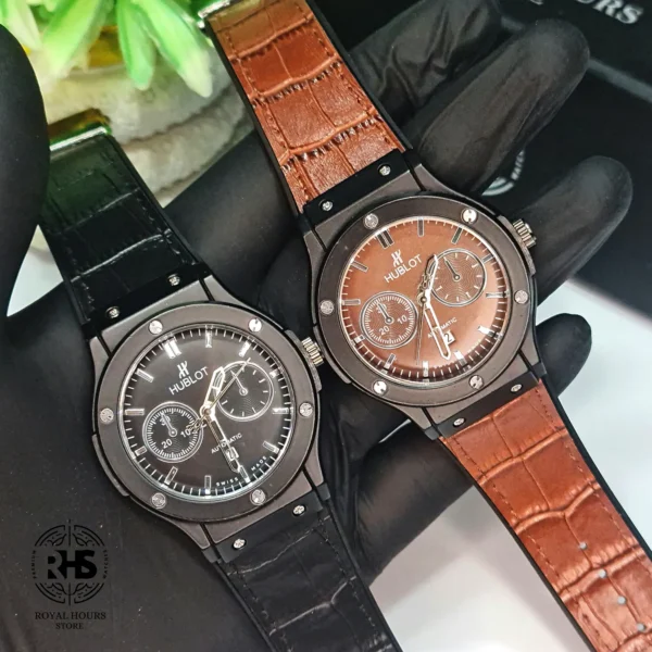 Hublot Leather Silicon with Date - Image 5