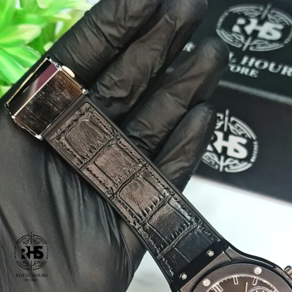 Hublot Leather Silicon with Date - Image 7