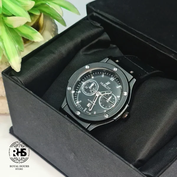 Hublot Leather Silicon with Date - Image 10