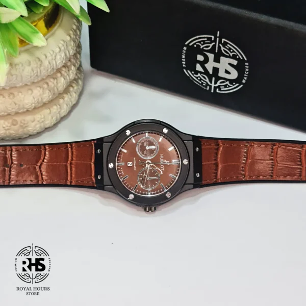 Hublot Leather Silicon with Date - Image 4