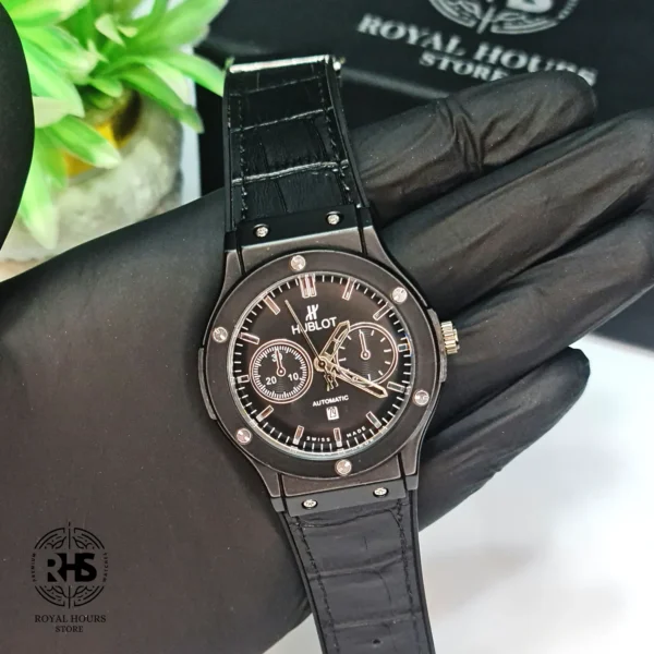 Hublot Leather Silicon with Date