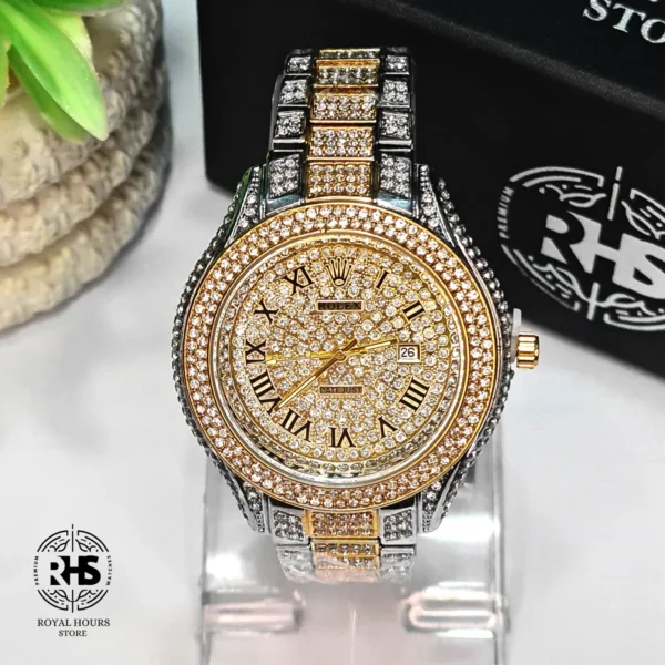 Iced Rolex Date just